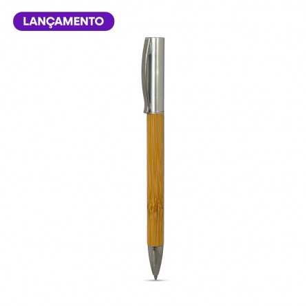 Caneta Esferográfica de Bambu - 1-CA-02