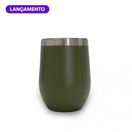 COPO DE ALUMINIO OVAL VERDE - 1-CP-02-3