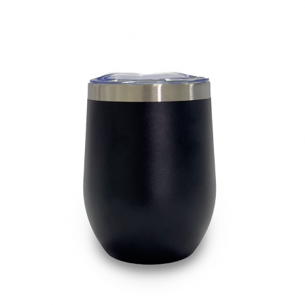COPO DE ALUMINIO OVAL PRETO - 1-CP-02