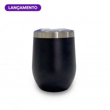 COPO DE ALUMINIO OVAL PRETO - 1-CP-02
