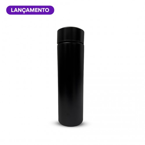 GARRAFA LED TERMICA PRETA - 1-GR-03 