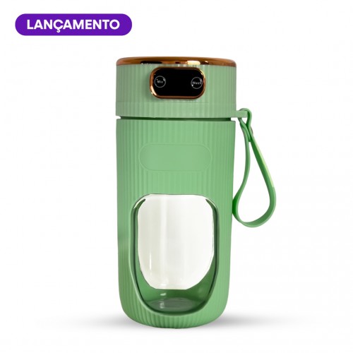 Liquidificador Portátil com Copo 400ml Verde - 1-LP-01-2