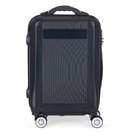 Mala de Bordo com 4 Rodinhas 360° Amsterdam Preta - 1-MV-05