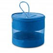 Bolsa de Cosméticos em Microfibra e Tela Mesh 