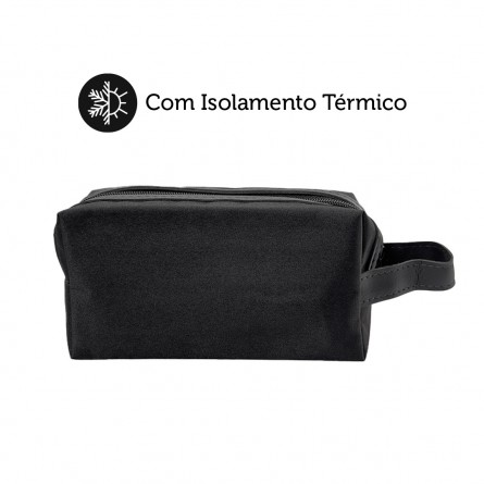 Necessaire Térmica Curitiba Preta com Detalhe Preto 8-NC-2   