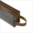 Necessaire Térmica Curitiba Mescla com Detalhe Caramelo 8-NC-2   