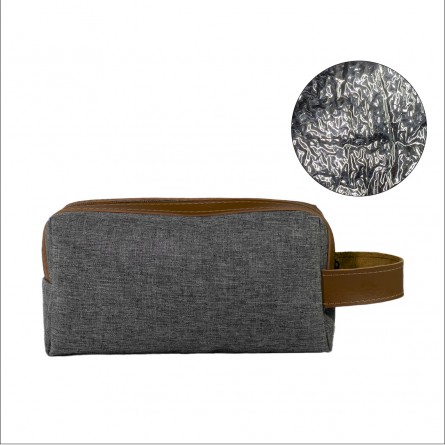 Necessaire Térmica Curitiba Mescla com Detalhe Caramelo 8-NC-2   