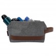 Necessaire Blumenau Mescla com Detalhe Caramelo 8-NC-3
