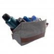 Necessaire Blumenau Mescla com Detalhe Caramelo 8-NC-3
